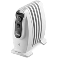 Delonghi TRNS 0505M - Radiador de aceite- 500 w- termostato seguridad- ajustes termostato- asas- blanco